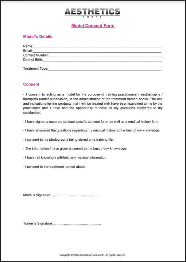 model consent pdf